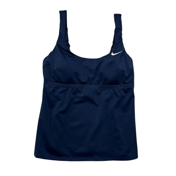 Nike Tanktini Women's Size Small Blue Athletic Beach Stretch Swim Swimsuit Top! - Picture 3 of 12